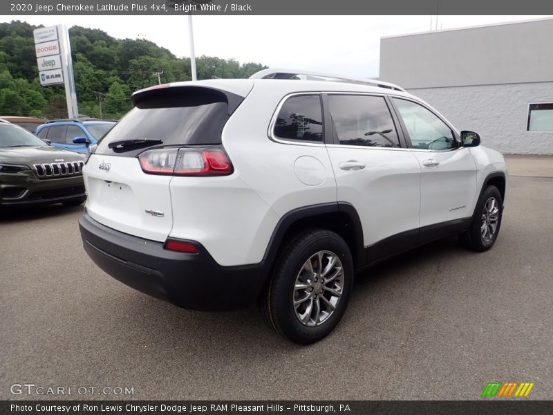 Bright White / Black 2020 Jeep Cherokee Latitude Plus 4x4