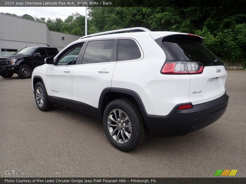 Bright White / Black 2020 Jeep Cherokee Latitude Plus 4x4