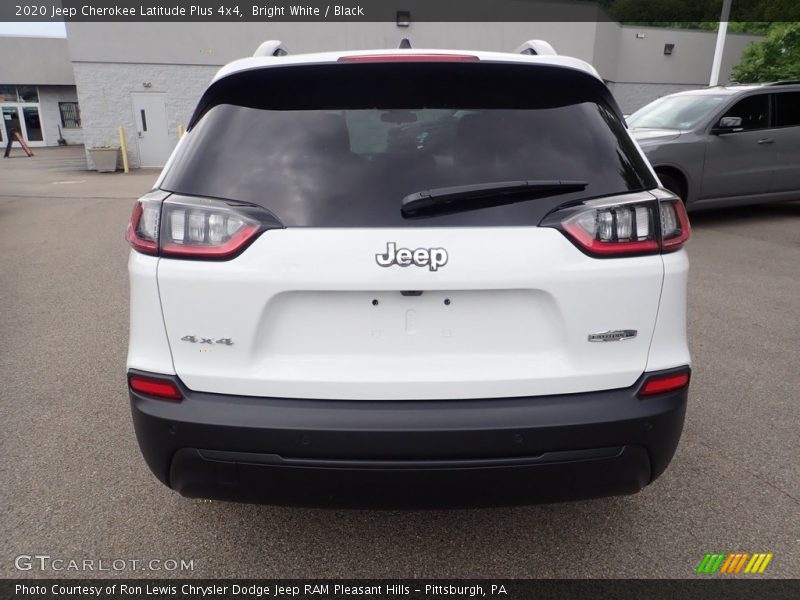 Bright White / Black 2020 Jeep Cherokee Latitude Plus 4x4