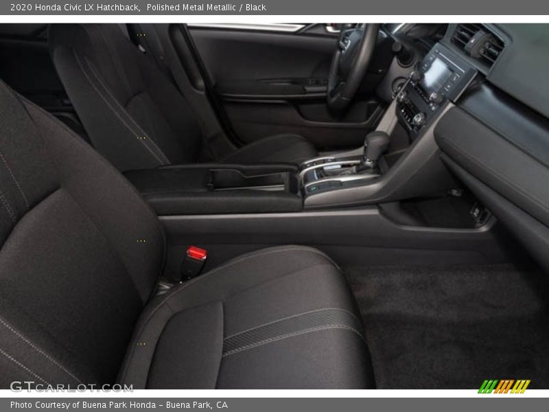 Polished Metal Metallic / Black 2020 Honda Civic LX Hatchback
