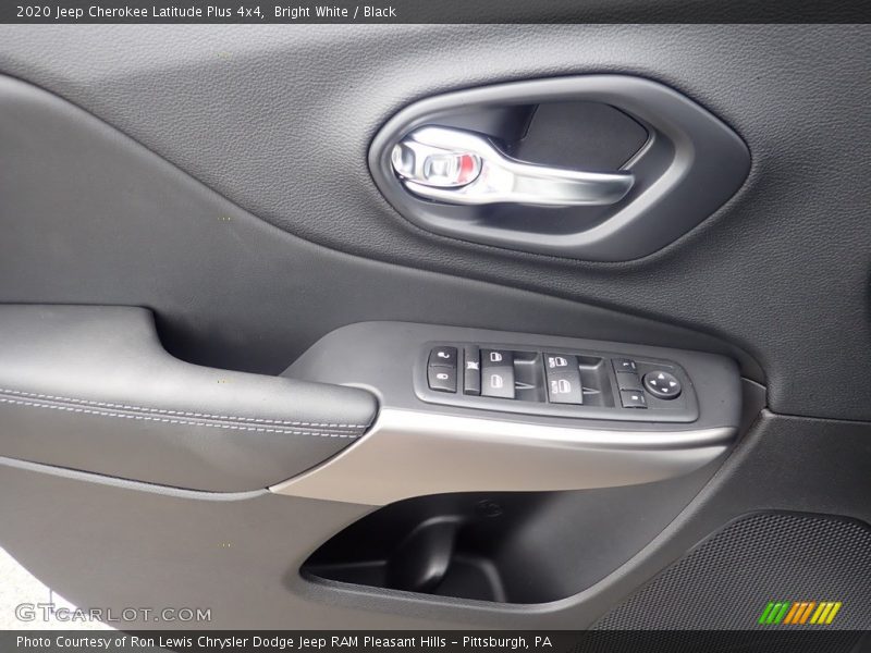 Bright White / Black 2020 Jeep Cherokee Latitude Plus 4x4