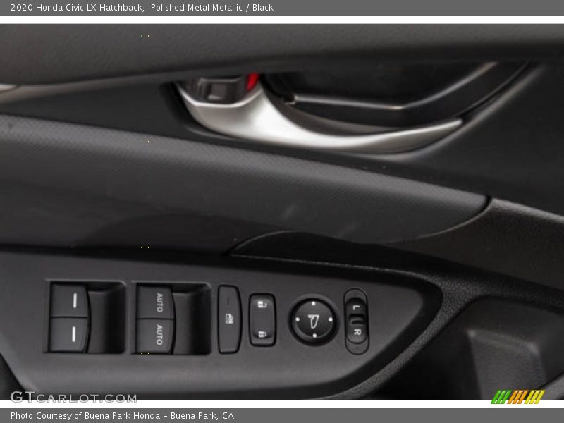 Polished Metal Metallic / Black 2020 Honda Civic LX Hatchback