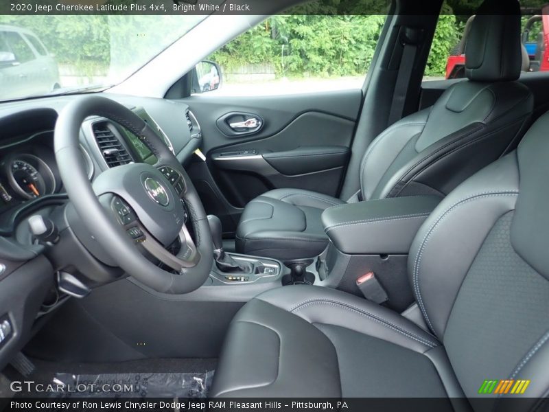 Bright White / Black 2020 Jeep Cherokee Latitude Plus 4x4