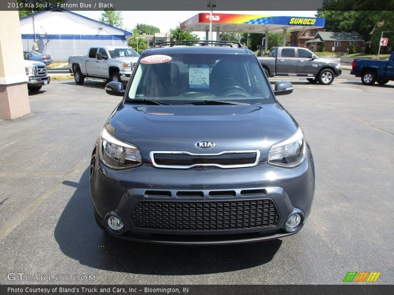 Fathom Blue / Black 2016 Kia Soul !