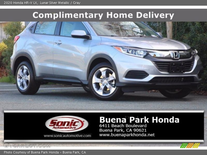 Lunar Silver Metallic / Gray 2020 Honda HR-V LX
