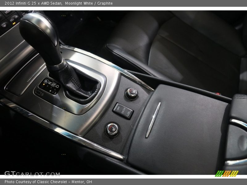  2012 G 25 x AWD Sedan 7 Speed Automatic Shifter