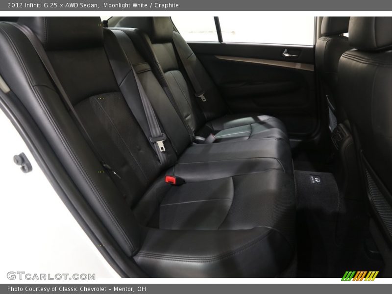 Moonlight White / Graphite 2012 Infiniti G 25 x AWD Sedan