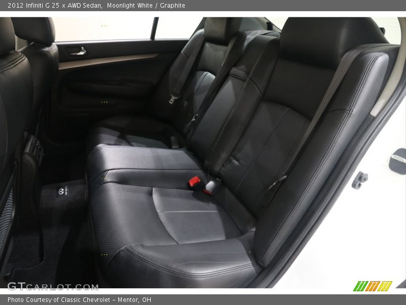 Moonlight White / Graphite 2012 Infiniti G 25 x AWD Sedan