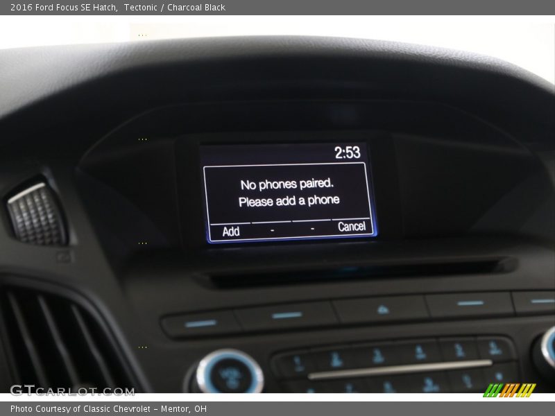 Tectonic / Charcoal Black 2016 Ford Focus SE Hatch