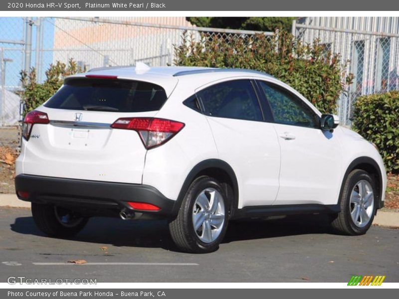 Platinum White Pearl / Black 2020 Honda HR-V Sport