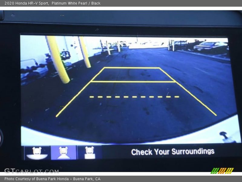 Platinum White Pearl / Black 2020 Honda HR-V Sport