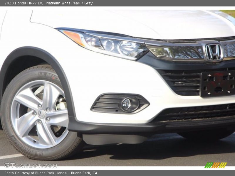 Platinum White Pearl / Gray 2020 Honda HR-V EX