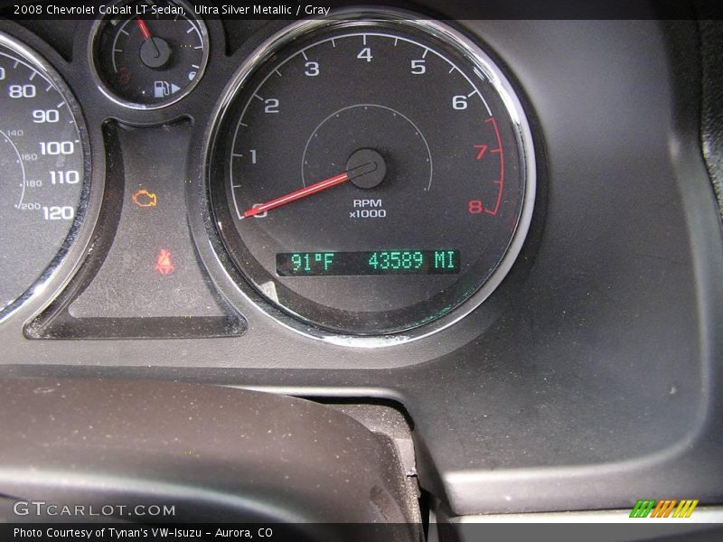 Ultra Silver Metallic / Gray 2008 Chevrolet Cobalt LT Sedan