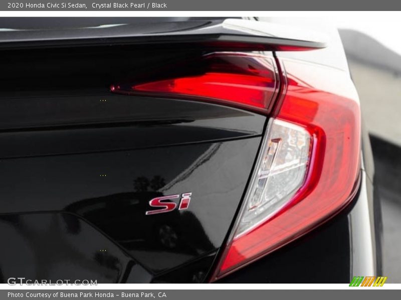 Crystal Black Pearl / Black 2020 Honda Civic Si Sedan