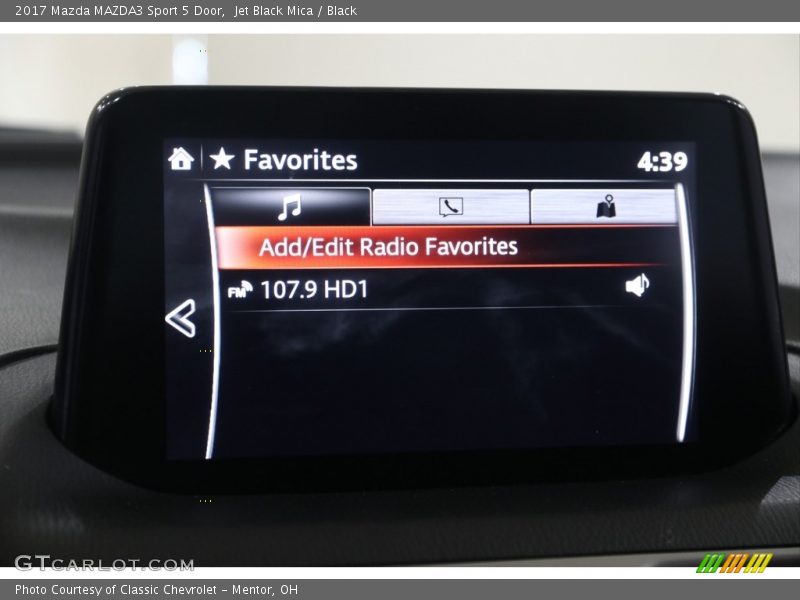 Controls of 2017 MAZDA3 Sport 5 Door