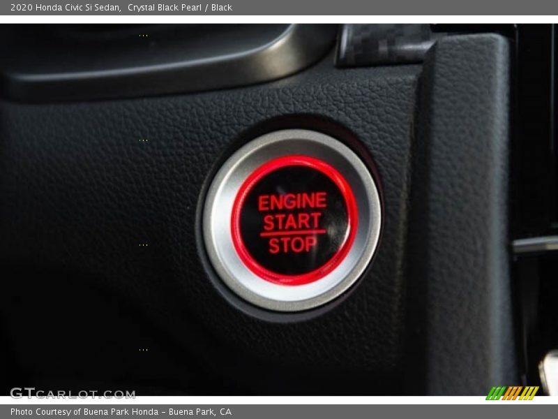 Crystal Black Pearl / Black 2020 Honda Civic Si Sedan