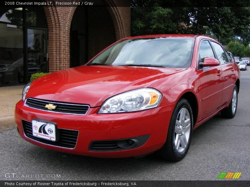 Precision Red / Gray 2008 Chevrolet Impala LT