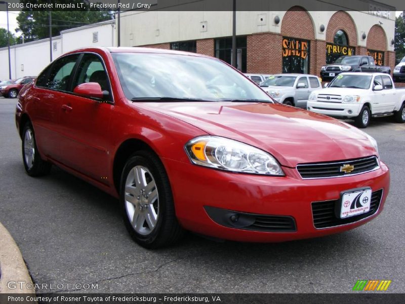 Precision Red / Gray 2008 Chevrolet Impala LT