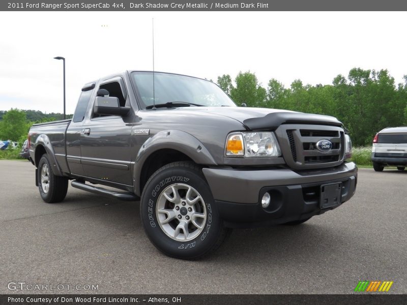Dark Shadow Grey Metallic / Medium Dark Flint 2011 Ford Ranger Sport SuperCab 4x4