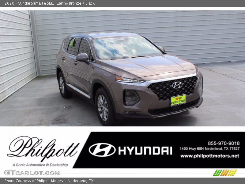 Earthy Bronze / Black 2020 Hyundai Santa Fe SEL