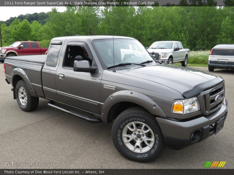 Dark Shadow Grey Metallic / Medium Dark Flint 2011 Ford Ranger Sport SuperCab 4x4