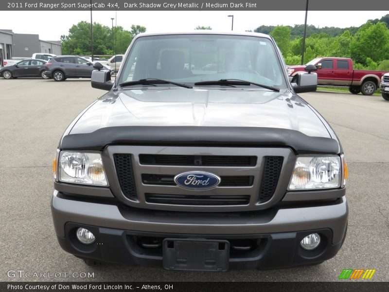 Dark Shadow Grey Metallic / Medium Dark Flint 2011 Ford Ranger Sport SuperCab 4x4