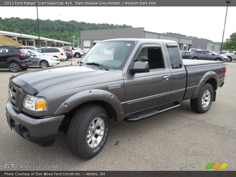 Dark Shadow Grey Metallic / Medium Dark Flint 2011 Ford Ranger Sport SuperCab 4x4