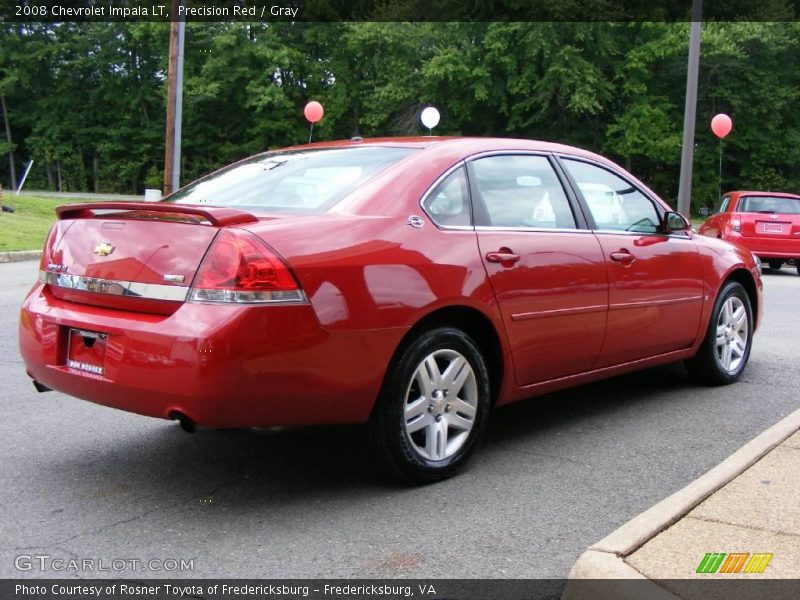 Precision Red / Gray 2008 Chevrolet Impala LT