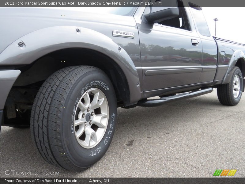 Dark Shadow Grey Metallic / Medium Dark Flint 2011 Ford Ranger Sport SuperCab 4x4