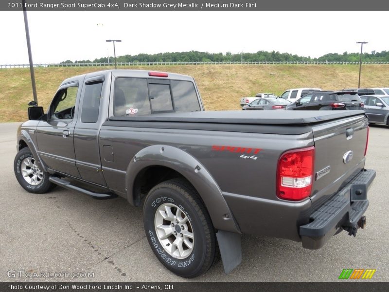 Dark Shadow Grey Metallic / Medium Dark Flint 2011 Ford Ranger Sport SuperCab 4x4