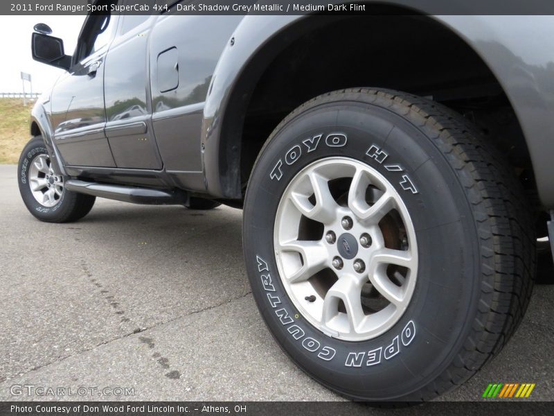 Dark Shadow Grey Metallic / Medium Dark Flint 2011 Ford Ranger Sport SuperCab 4x4