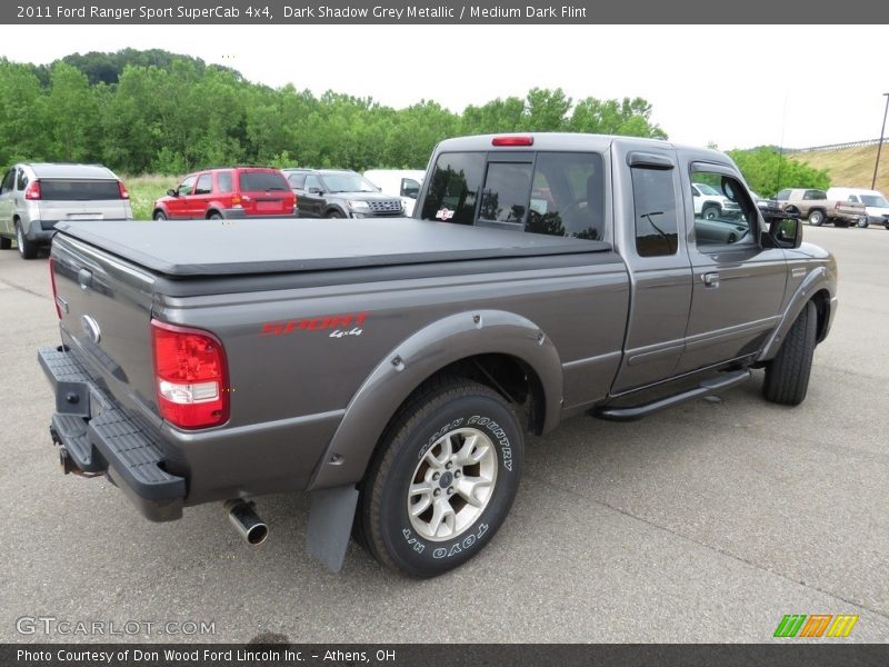 Dark Shadow Grey Metallic / Medium Dark Flint 2011 Ford Ranger Sport SuperCab 4x4
