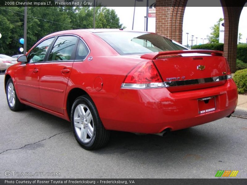 Precision Red / Gray 2008 Chevrolet Impala LT