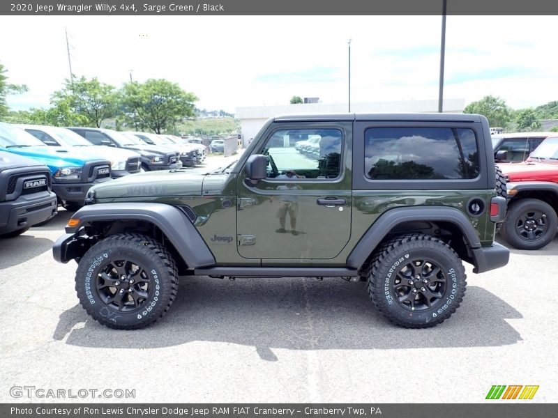  2020 Wrangler Willys 4x4 Sarge Green