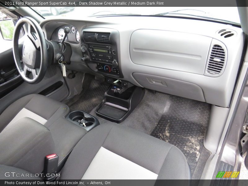 Dark Shadow Grey Metallic / Medium Dark Flint 2011 Ford Ranger Sport SuperCab 4x4