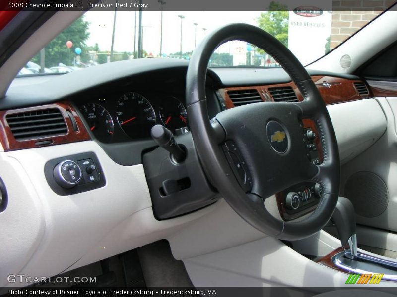 Precision Red / Gray 2008 Chevrolet Impala LT