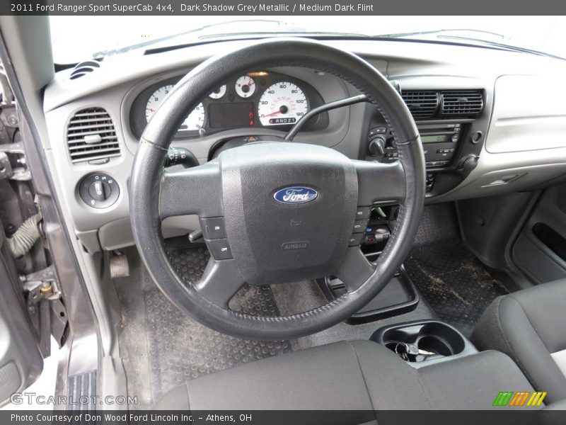 Dark Shadow Grey Metallic / Medium Dark Flint 2011 Ford Ranger Sport SuperCab 4x4