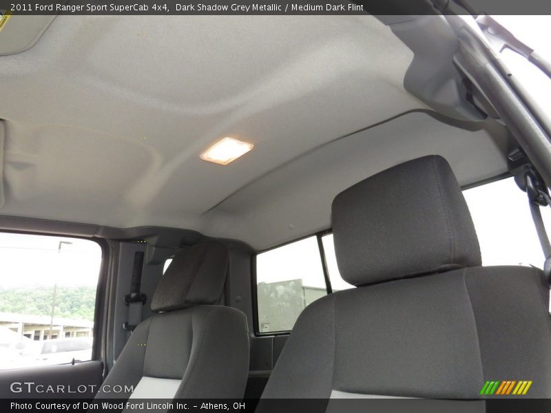 Dark Shadow Grey Metallic / Medium Dark Flint 2011 Ford Ranger Sport SuperCab 4x4