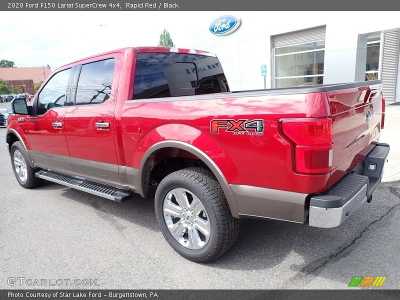 Rapid Red / Black 2020 Ford F150 Lariat SuperCrew 4x4