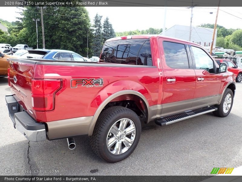Rapid Red / Black 2020 Ford F150 Lariat SuperCrew 4x4
