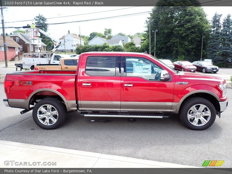 Rapid Red / Black 2020 Ford F150 Lariat SuperCrew 4x4