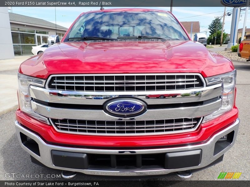 Rapid Red / Black 2020 Ford F150 Lariat SuperCrew 4x4