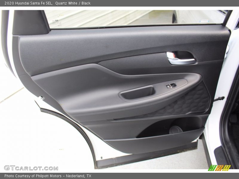 Quartz White / Black 2020 Hyundai Santa Fe SEL