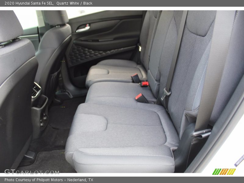 Quartz White / Black 2020 Hyundai Santa Fe SEL