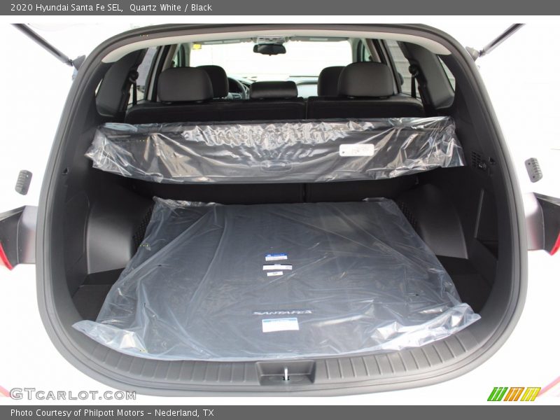 Quartz White / Black 2020 Hyundai Santa Fe SEL
