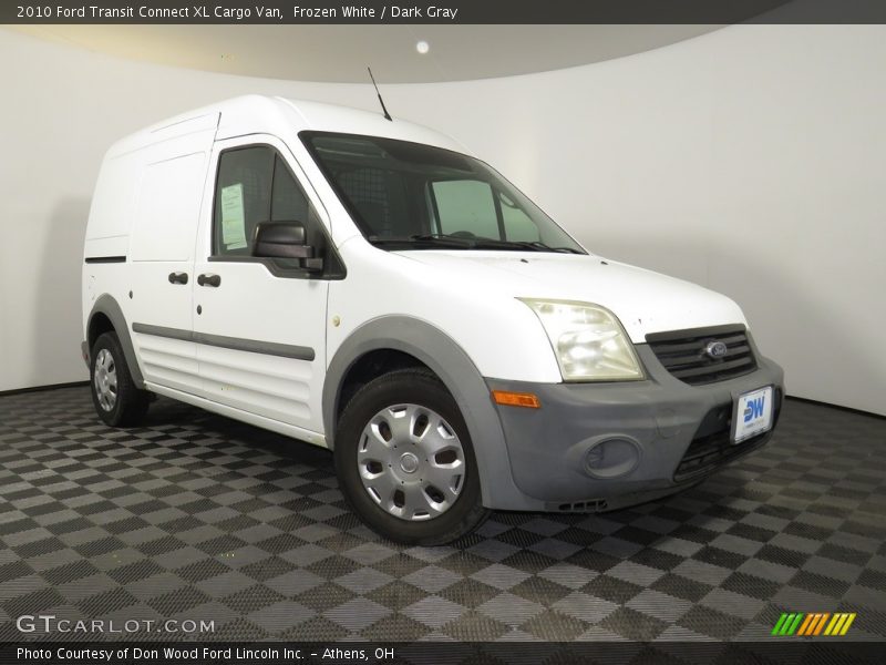 Frozen White / Dark Gray 2010 Ford Transit Connect XL Cargo Van
