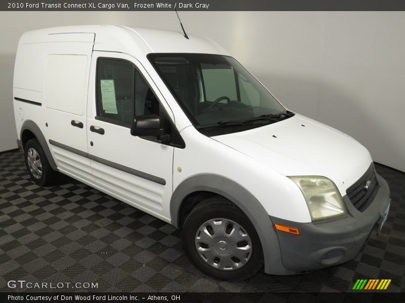 Frozen White / Dark Gray 2010 Ford Transit Connect XL Cargo Van
