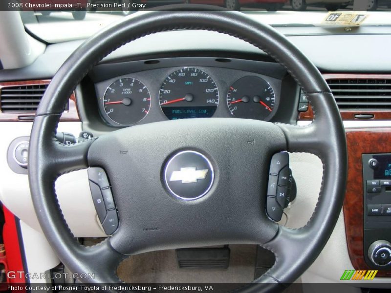 Precision Red / Gray 2008 Chevrolet Impala LT