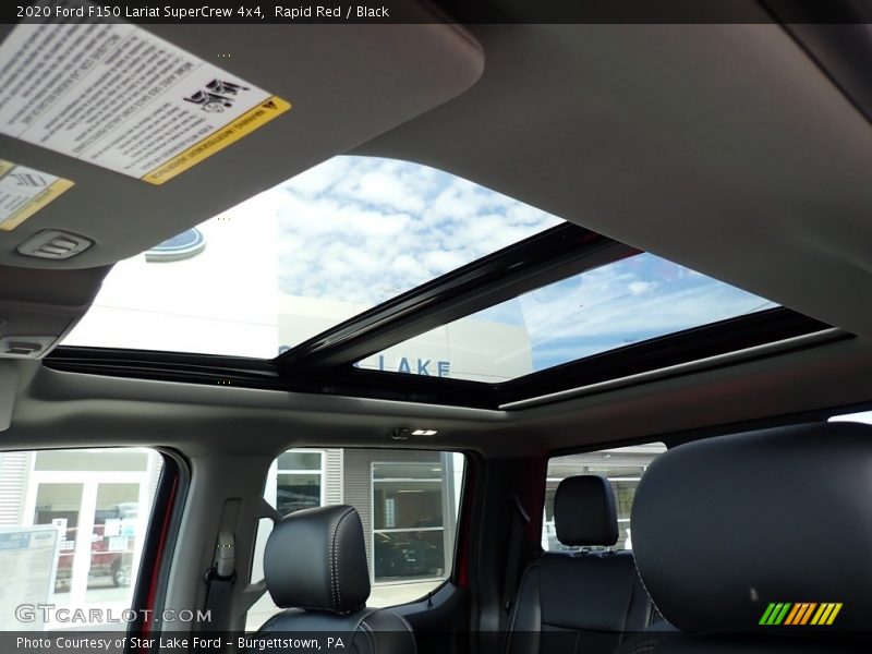 Rapid Red / Black 2020 Ford F150 Lariat SuperCrew 4x4