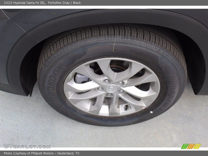 Portofino Gray / Black 2020 Hyundai Santa Fe SEL